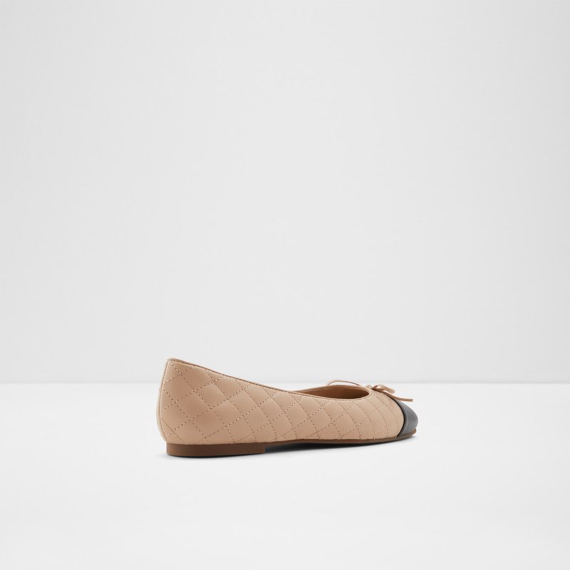 Ballerinas Aldo Braylynn Mujer Beige Negros | YOB604892