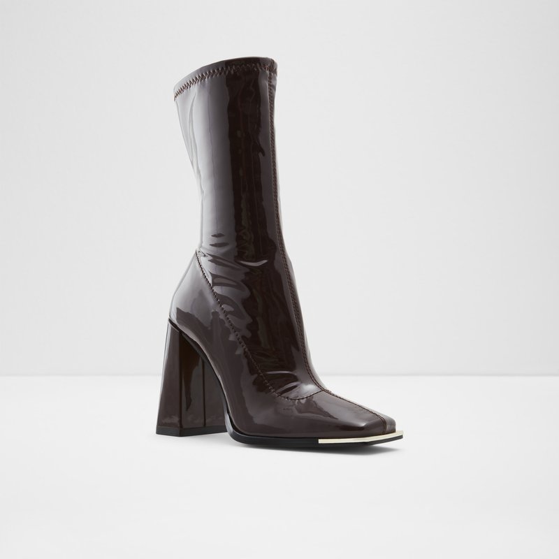 Botas Calcetin Aldo Metro Mujer Marrom | YPN281356