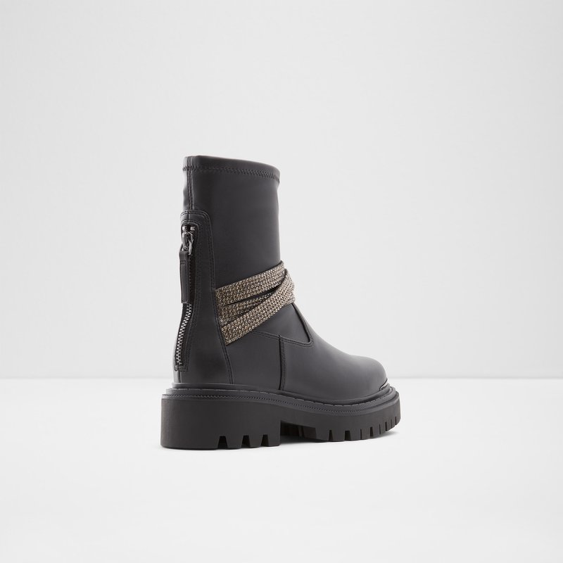 Botas Casuales Aldo Qirarin Mujer Negros | CWN140237