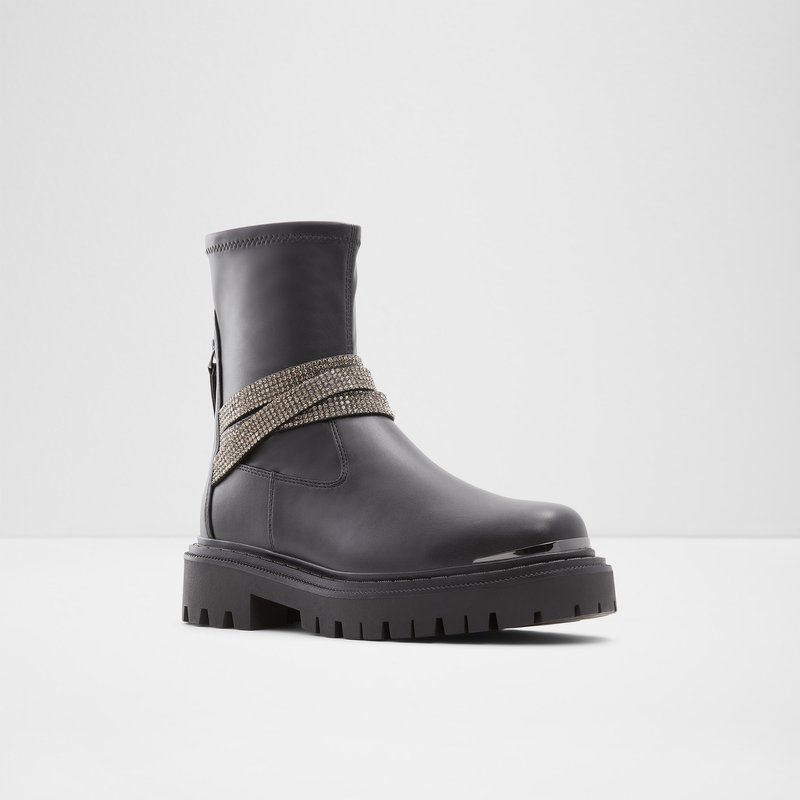 Botas Casuales Aldo Qirarin Mujer Negros | CWN140237