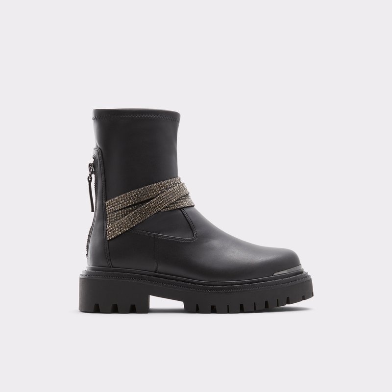 Botas Casuales Aldo Qirarin Mujer Negros | CWN140237