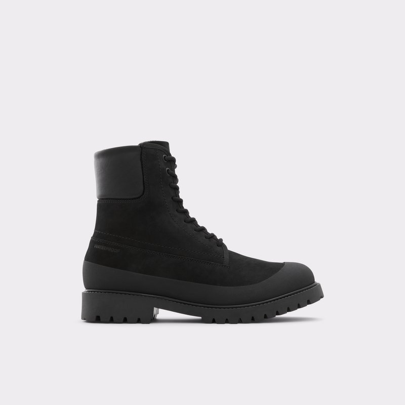 Botas con Cordones Aldo Careg Hombre Negros | ZAQ029356