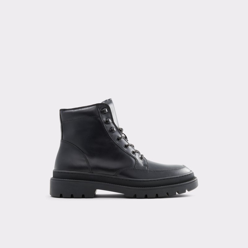 Botas con Cordones Aldo Peak Hombre Negros | DVW750619