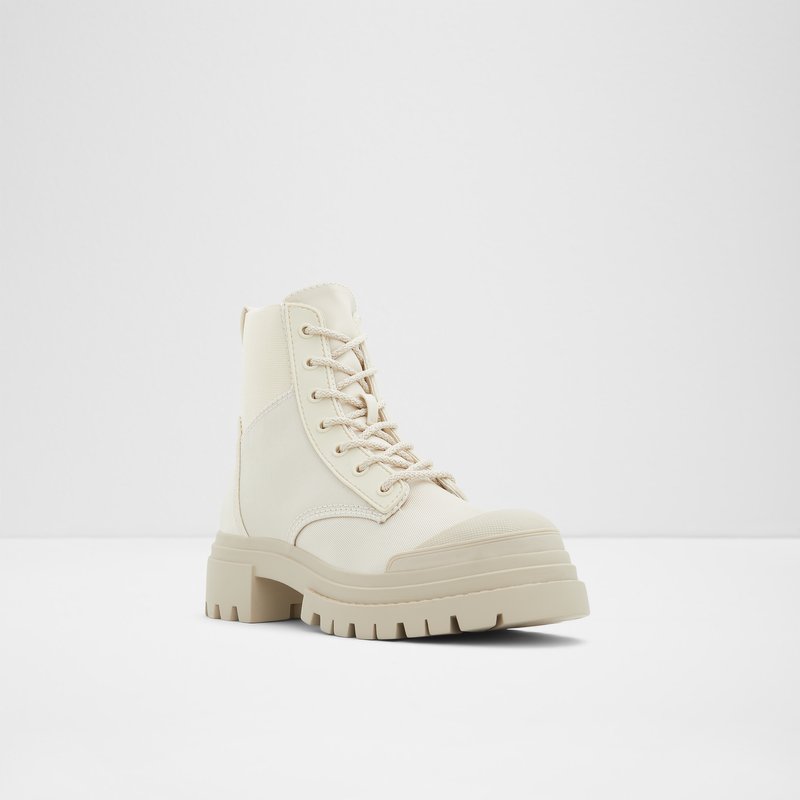 Botas de combate Aldo Charline Mujer Blancos | QXH732189