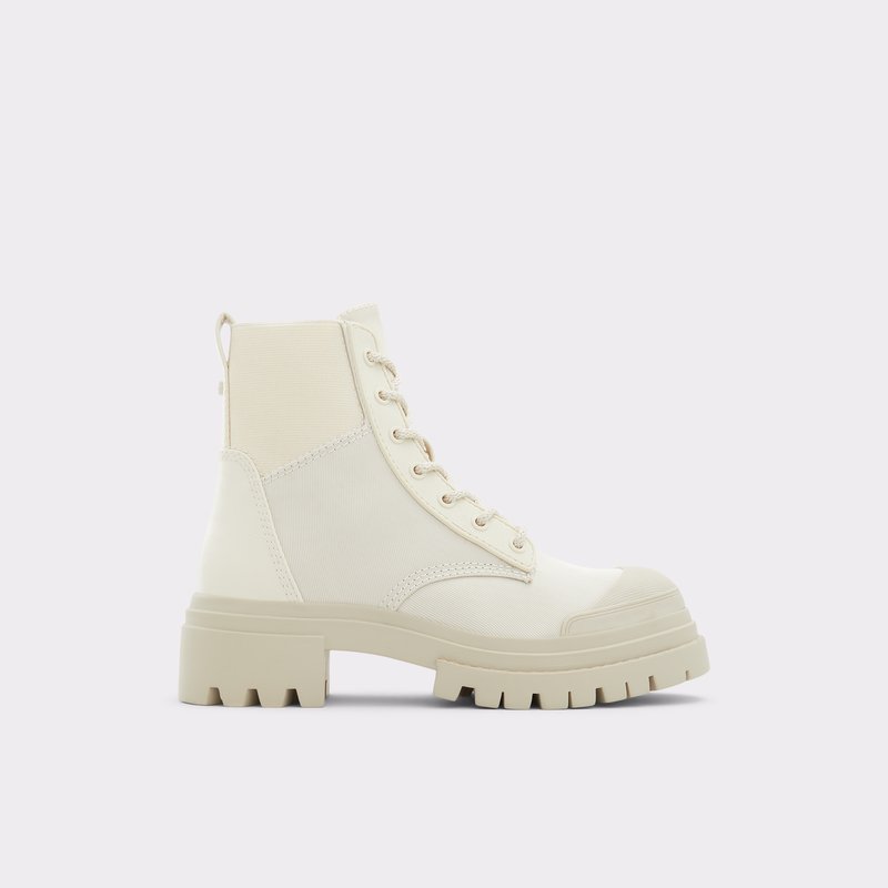 Botas de combate Aldo Charline Mujer Blancos | QXH732189