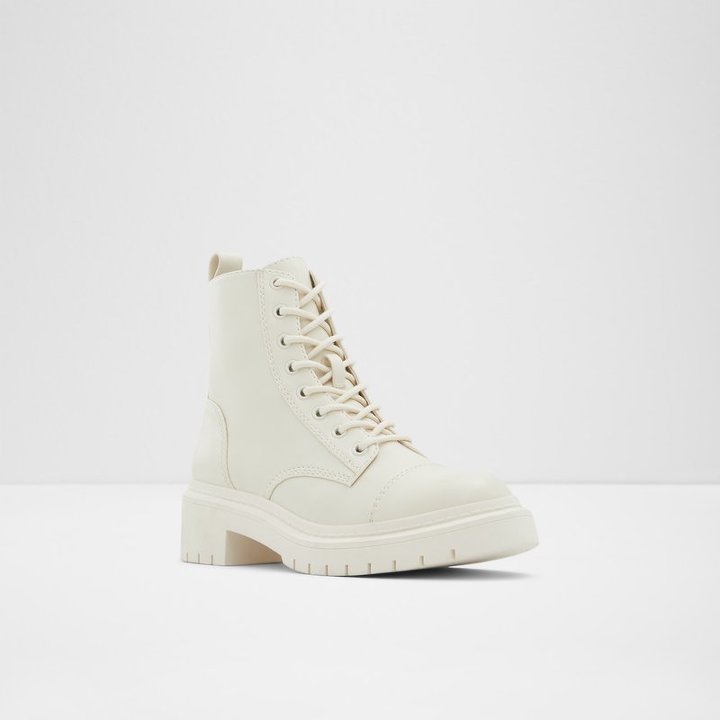 Botas de combate Aldo Goer Mujer Blancos | WVY316278