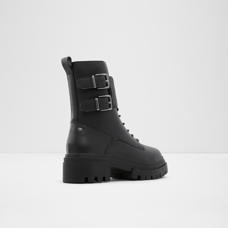 Botas de combate Aldo Woa Mujer Negros | PXF876104