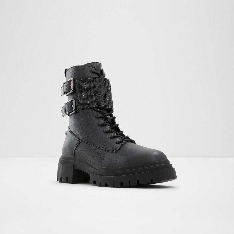 Botas de combate Aldo Woa Mujer Negros | PXF876104