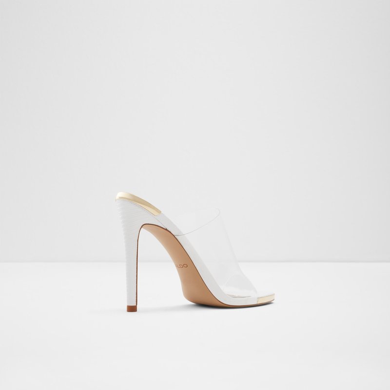 Heeled Sandals Aldo Afeadan Mujer Blancos | AOF206413