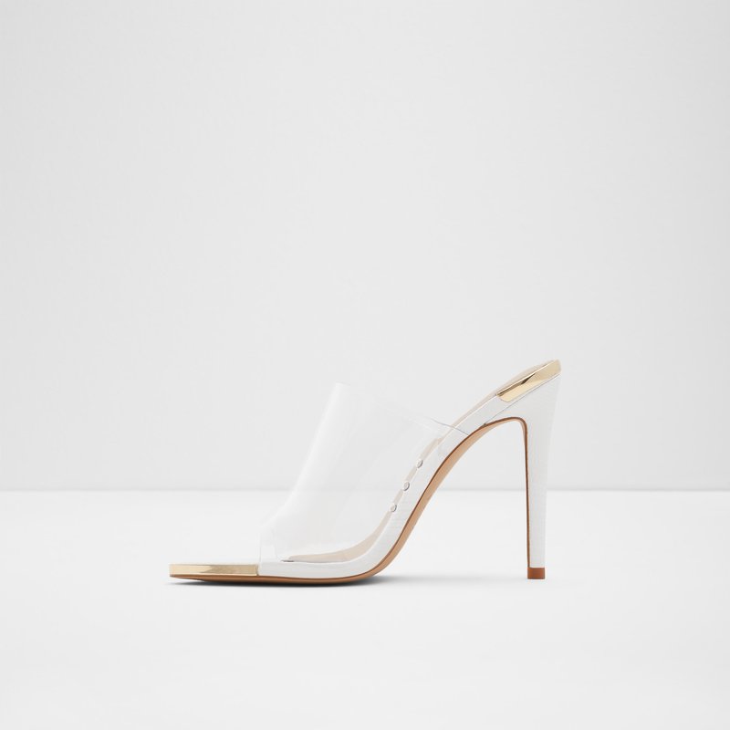 Heeled Sandals Aldo Afeadan Mujer Blancos | AOF206413