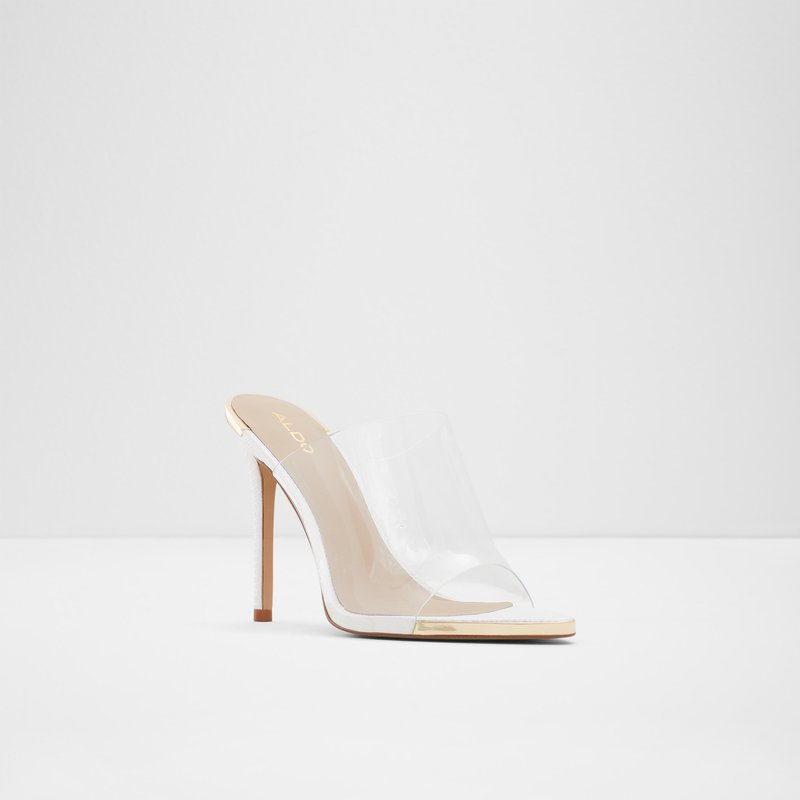 Heeled Sandals Aldo Afeadan Mujer Blancos | AOF206413