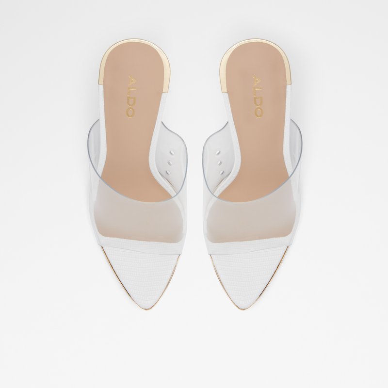 Heeled Sandals Aldo Afeadan Mujer Blancos | AOF206413