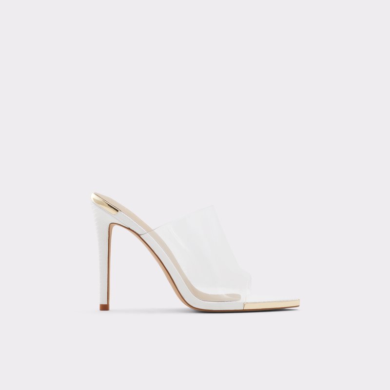 Heeled Sandals Aldo Afeadan Mujer Blancos | AOF206413