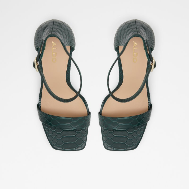 Heeled Sandals Aldo Afendaven Mujer Verdes Oscuro | ITC098431