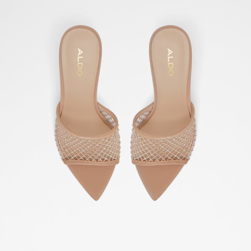 Heeled Sandals Aldo Fluri Mujer Bone | RVQ985120