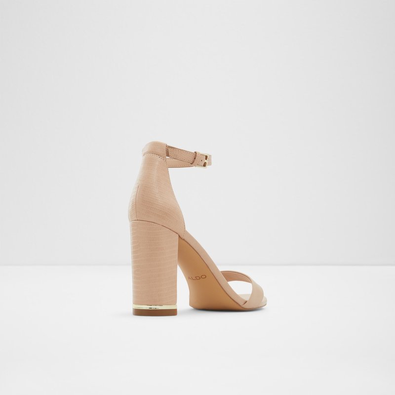 Heeled Sandals Aldo Frilajan Mujer Bone | GYV739542