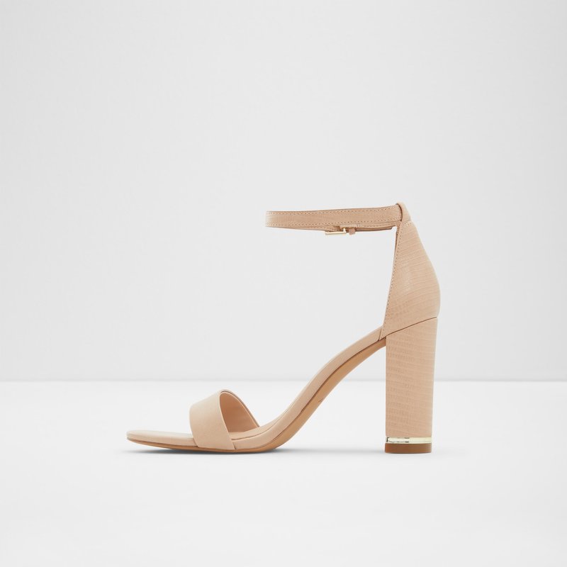 Heeled Sandals Aldo Frilajan Mujer Bone | GYV739542