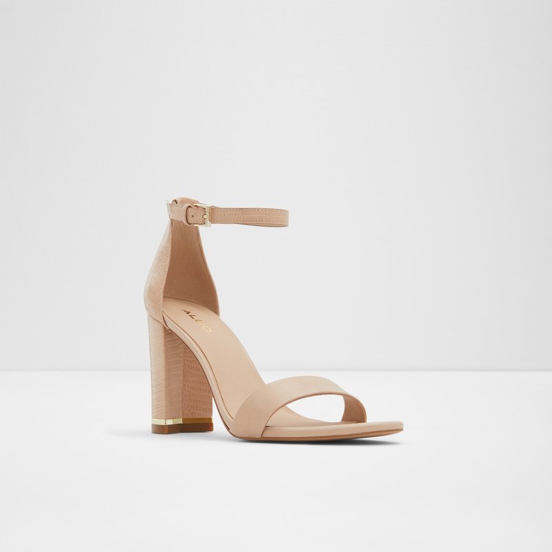 Heeled Sandals Aldo Frilajan Mujer Bone | GYV739542