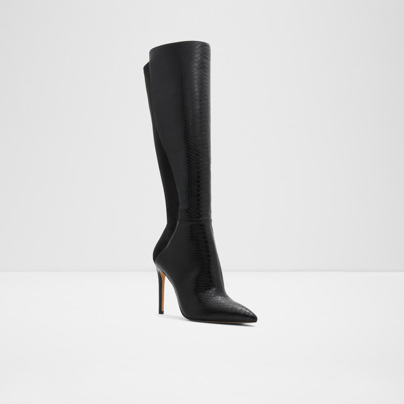 Knee High Boots Aldo Sophialaan Mujer Negros Serpent | YRF968573