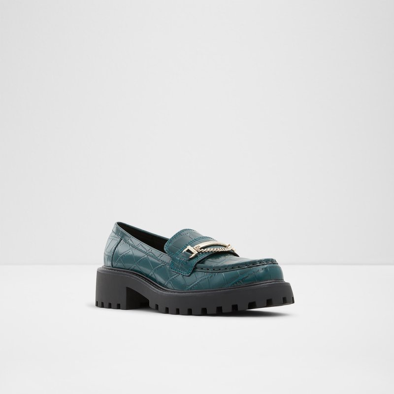 Loafers Aldo Bigstep Mujer Verdes Oscuro | BRP018926