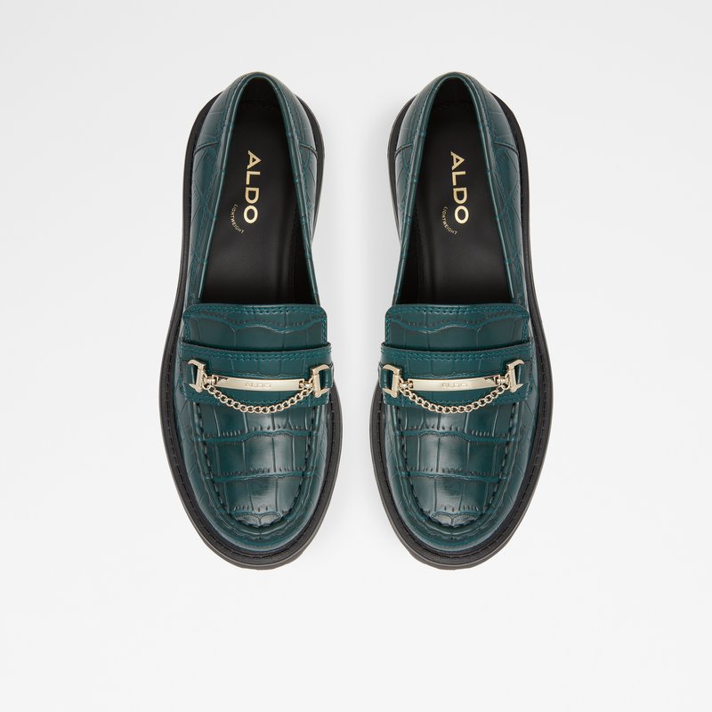 Loafers Aldo Bigstep Mujer Verdes Oscuro | BRP018926