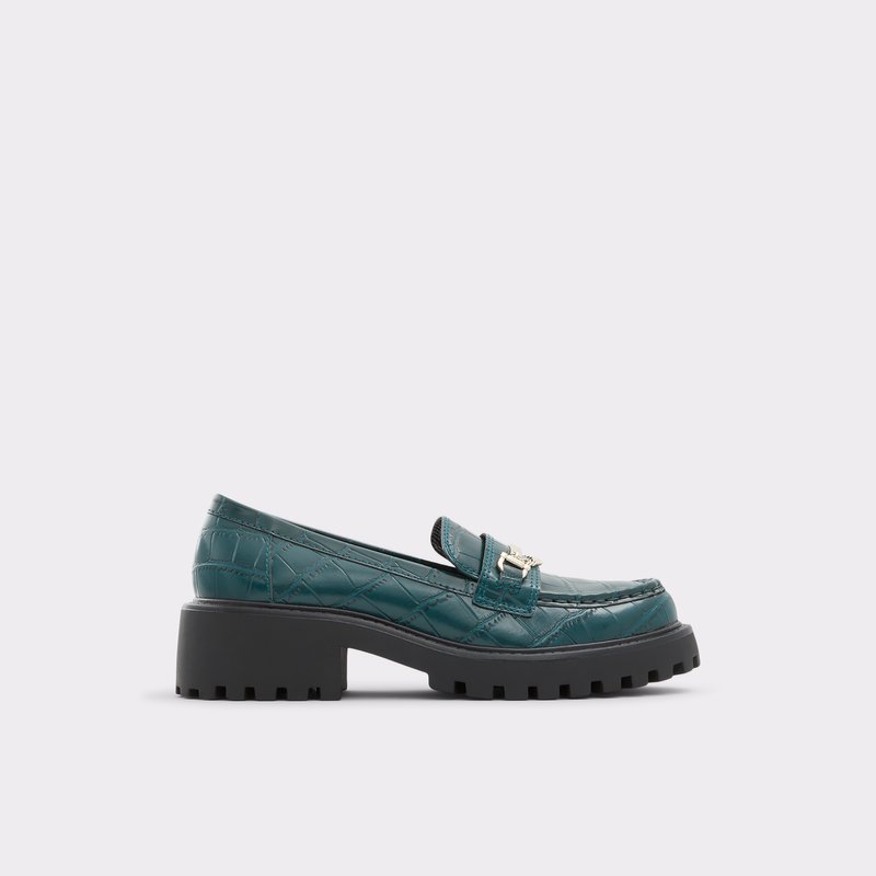 Loafers Aldo Bigstep Mujer Verdes Oscuro | BRP018926