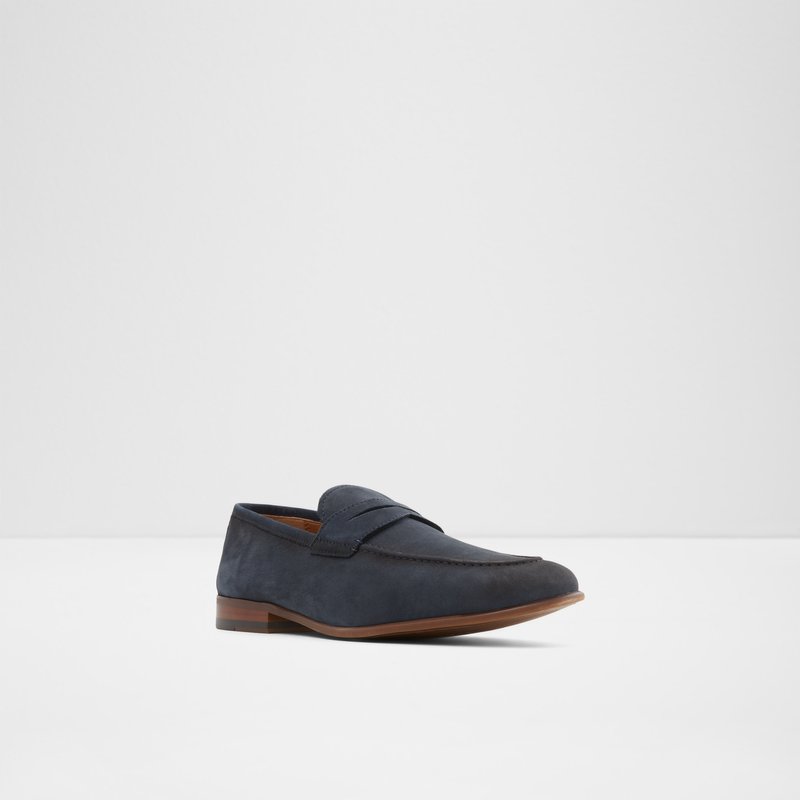 Loafers Aldo Manubar Hombre Azul Marino | CXU641509