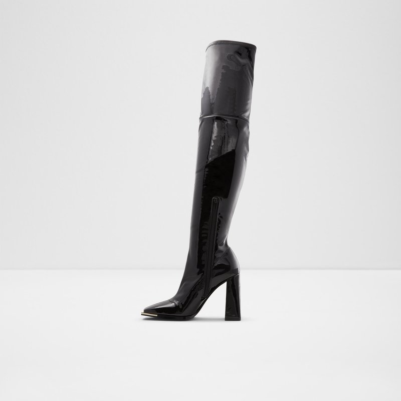 Over The Knee-Boots Aldo Cosmo Mujer Negros | ZGJ301526