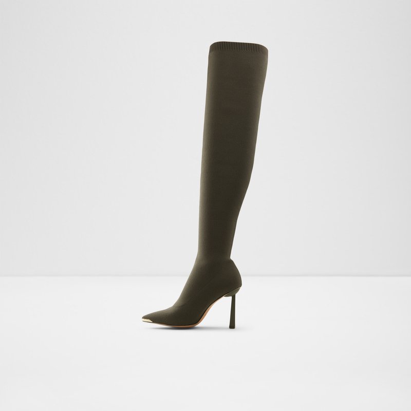 Over The Knee-Boots Aldo Crulla Mujer Kaki | IHD790286