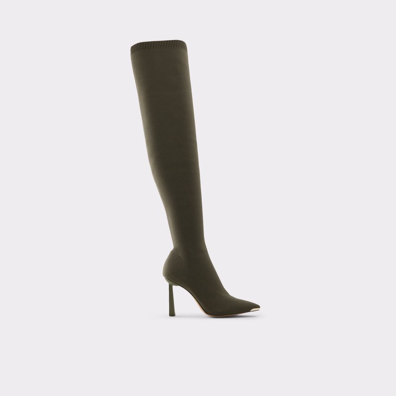 Over The Knee-Boots Aldo Crulla Mujer Kaki | IHD790286