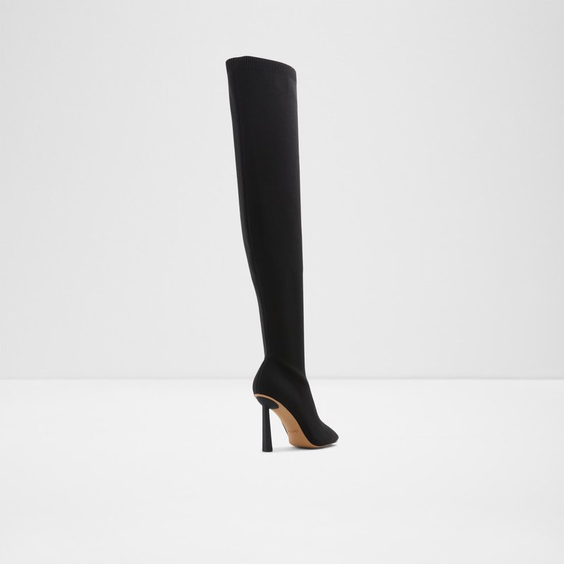 Over The Knee-Boots Aldo Crulla Mujer Negros | DCZ574120