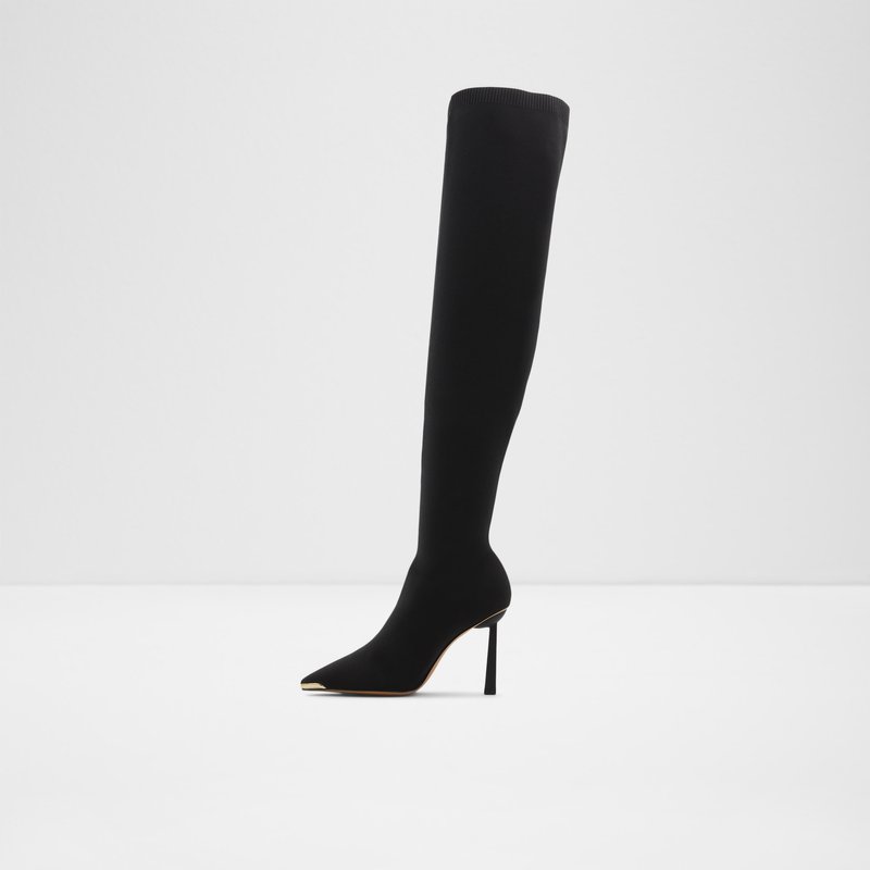 Over The Knee-Boots Aldo Crulla Mujer Negros | DCZ574120