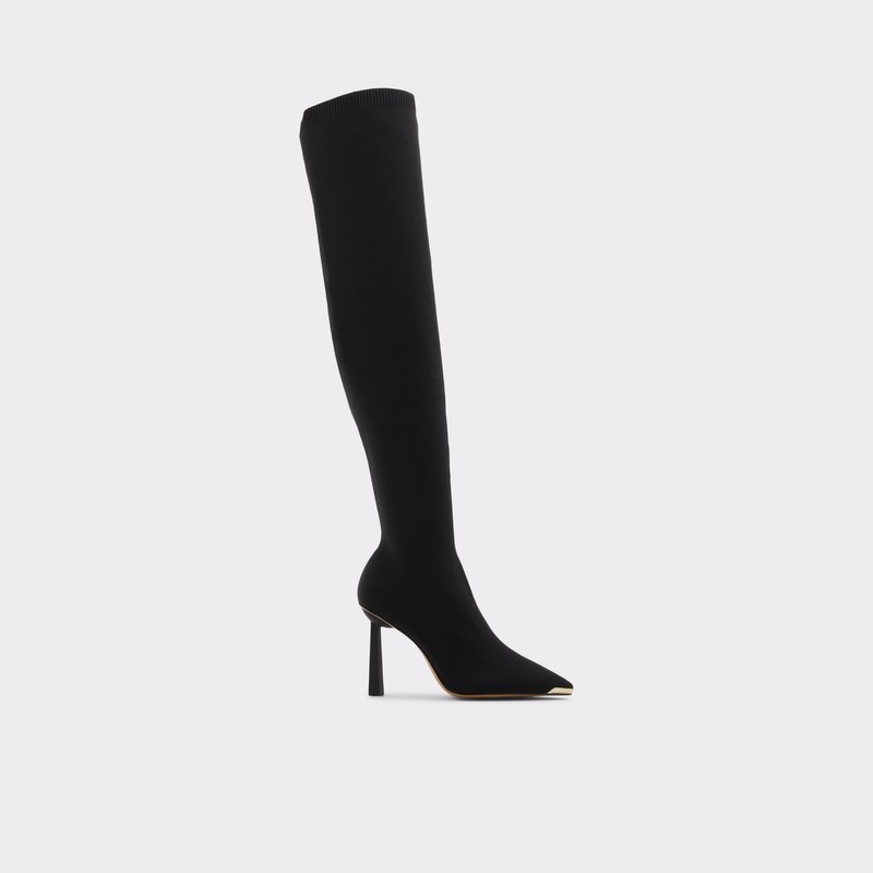 Over The Knee-Boots Aldo Crulla Mujer Negros | DCZ574120