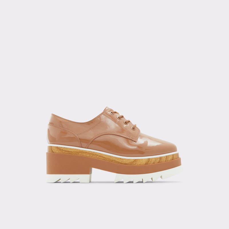 Oxfords Aldo Blunchan Mujer Beige Oscuro | ZJD961054