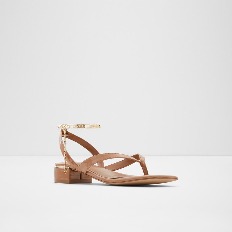 Sandalias Casuales Aldo Agralella Mujer Beige Oscuro | PCJ704521