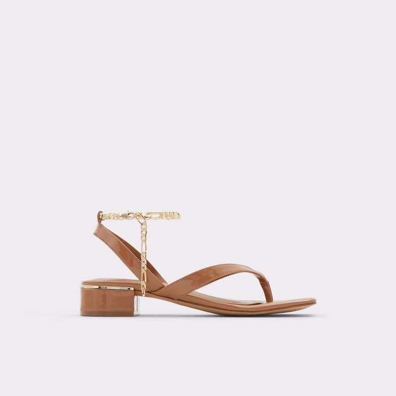 Sandalias Casuales Aldo Agralella Mujer Beige Oscuro | PCJ704521