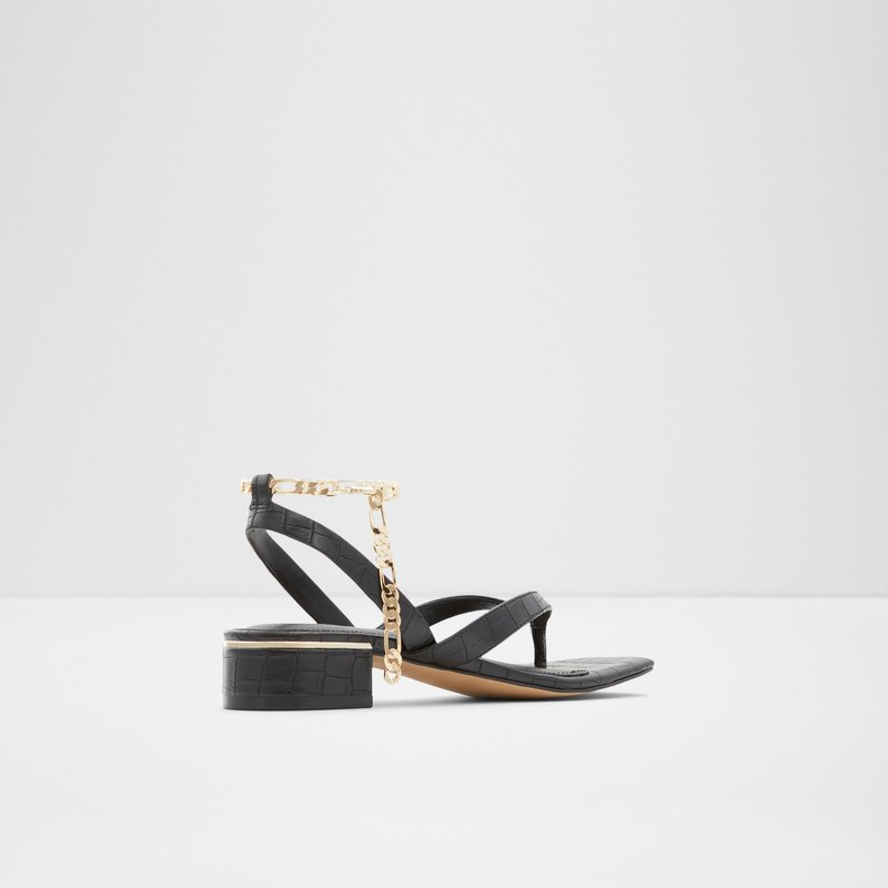 Sandalias Casuales Aldo Agralella Mujer Negros | TSL903675