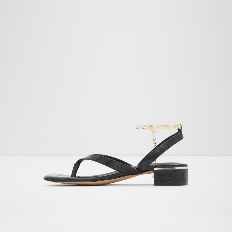 Sandalias Casuales Aldo Agralella Mujer Negros | TSL903675