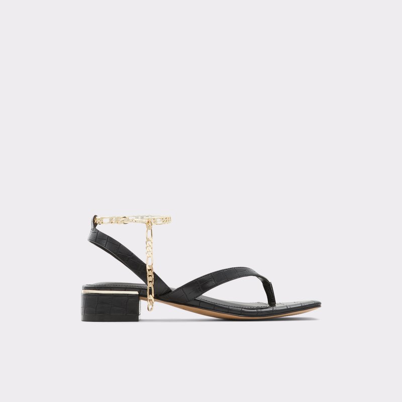 Sandalias Casuales Aldo Agralella Mujer Negros | TSL903675