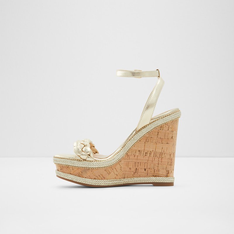 Sandalias Casuales Aldo Saluth Mujer Champagne | LKR695312