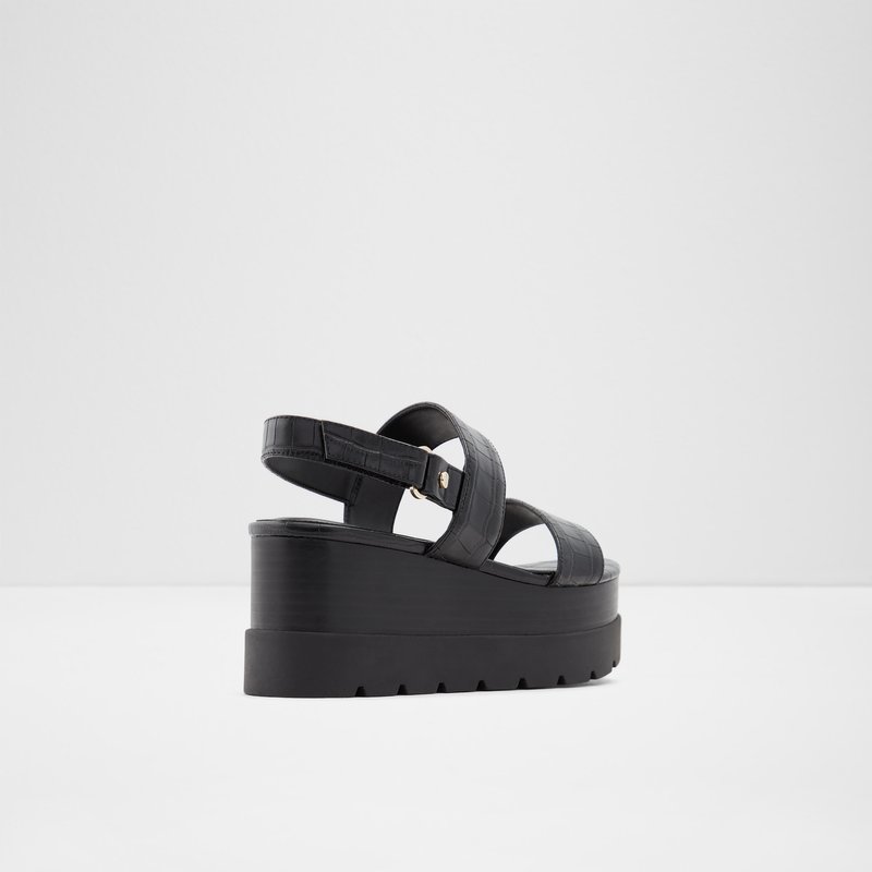 Sandalias Casuales Aldo Tarin Mujer Negros | DCA391805