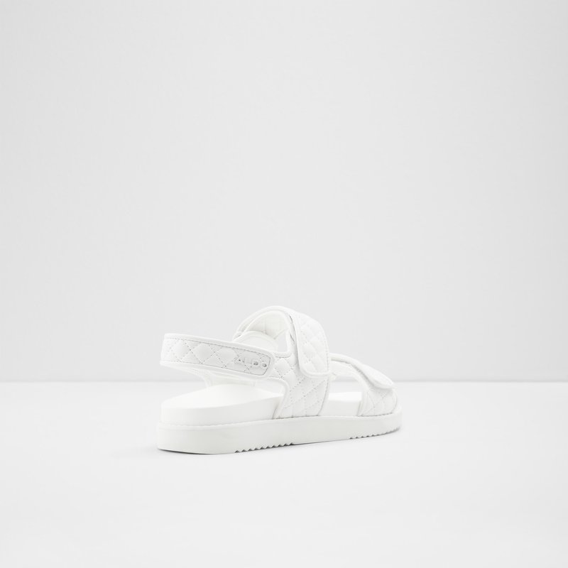 Sandalias Planas Aldo Eowiliwia Mujer Blancos | FWD612309