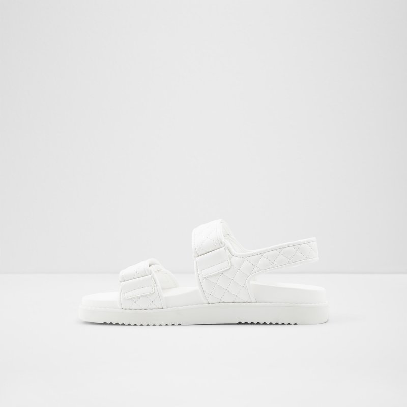 Sandalias Planas Aldo Eowiliwia Mujer Blancos | FWD612309