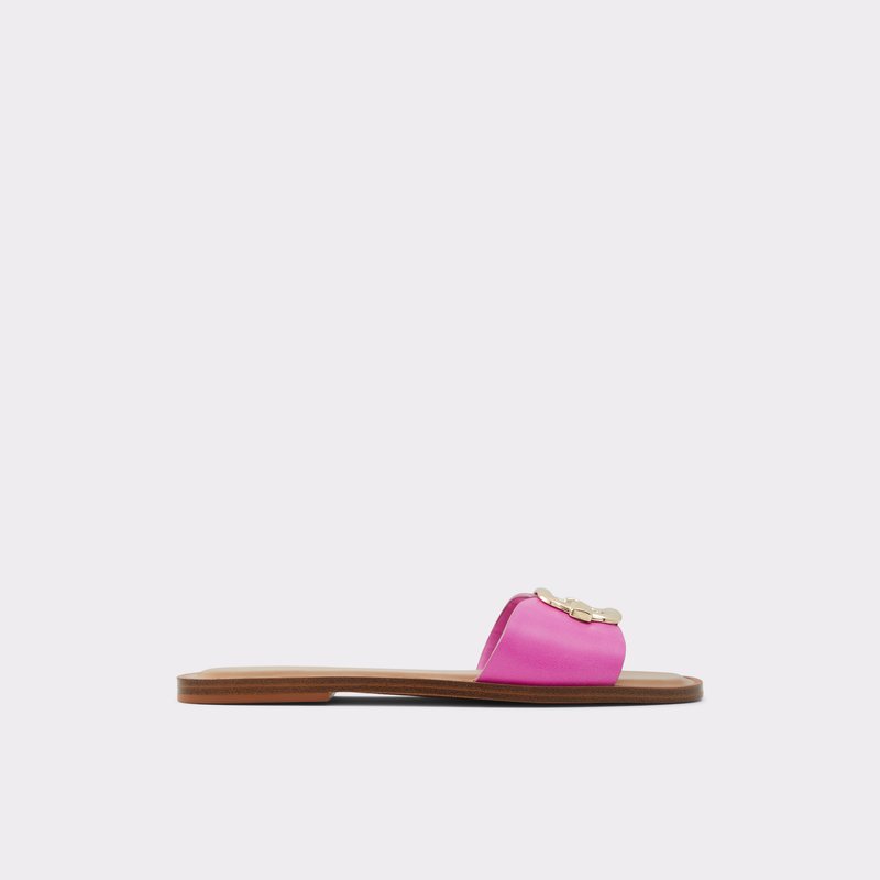 Sandalias Planas Aldo Glaeswen Mujer Fucsia | LTJ345761