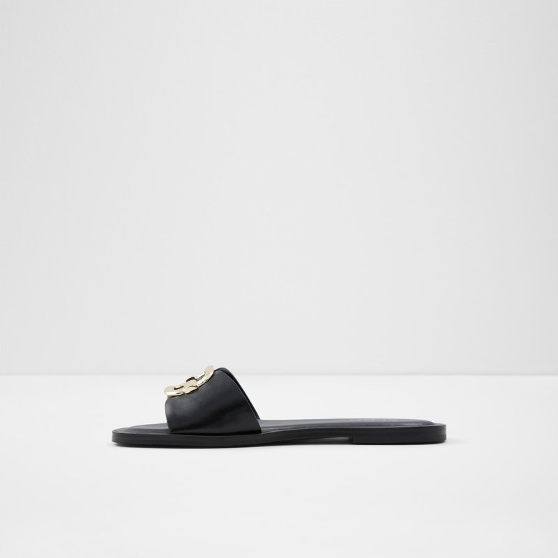 Sandalias Planas Aldo Glaeswen Mujer Negros | SZY169572