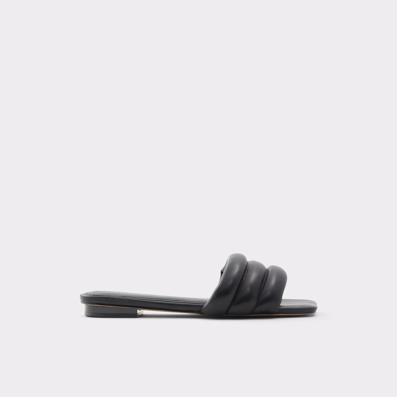 Sandalias Planas Aldo Goani Mujer Negros | AFW780625