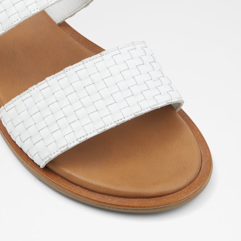 Sandalias Planas Aldo Jereciaa Mujer Blancos | GFM403158