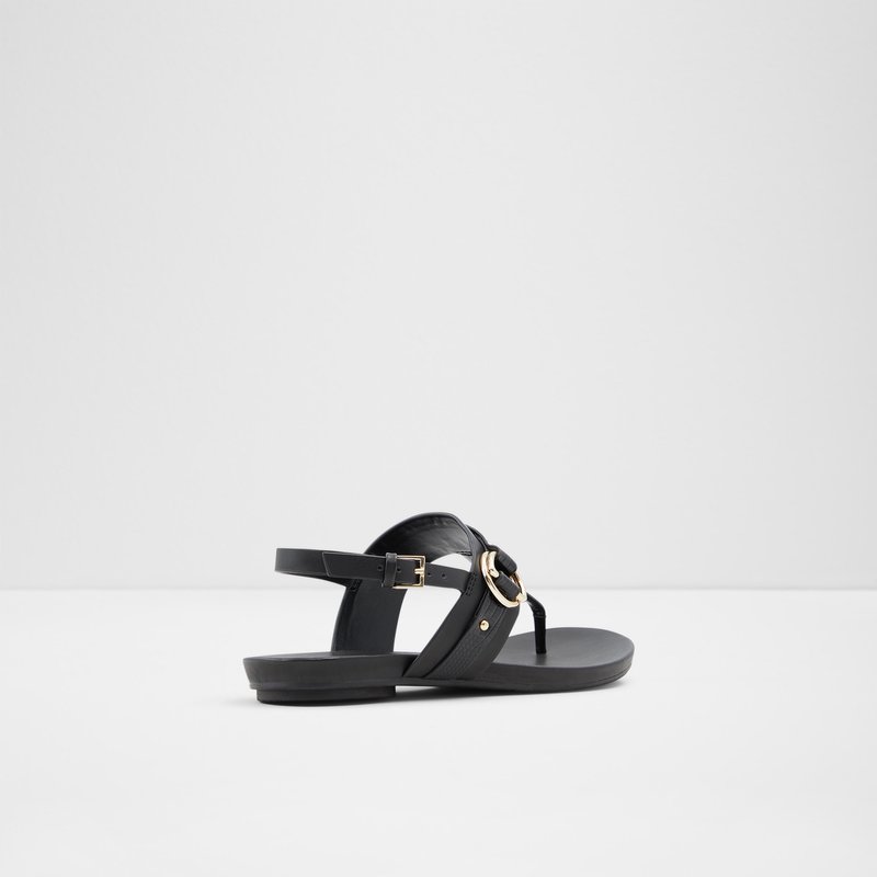 Sandalias Planas Aldo Pandra Mujer Negros | MQN724803