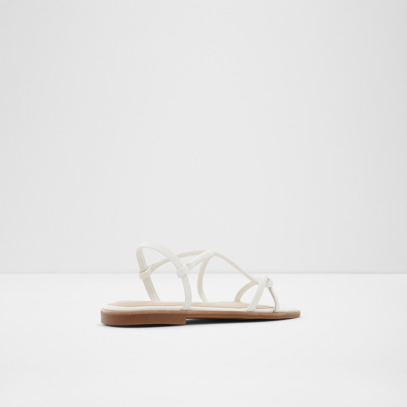 Sandalias Planas Aldo Toosieflex Mujer Blancos | JNF807452