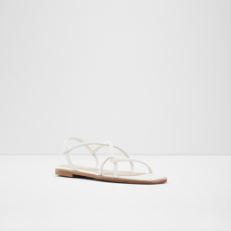 Sandalias Planas Aldo Toosieflex Mujer Blancos | JNF807452